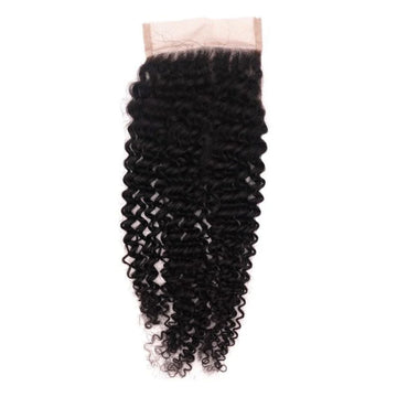 Jerry Curly 4x4 Transparent Lace Closure