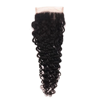 Deep Curly 4x4 Transparent Lace Closure